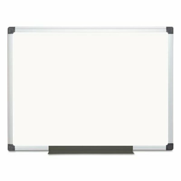 Bi-Silque MasterVisi, Value Lacquered Steel Magnetic Dry Erase Board, 36 X 48, White, Aluminum Frame MA0507170